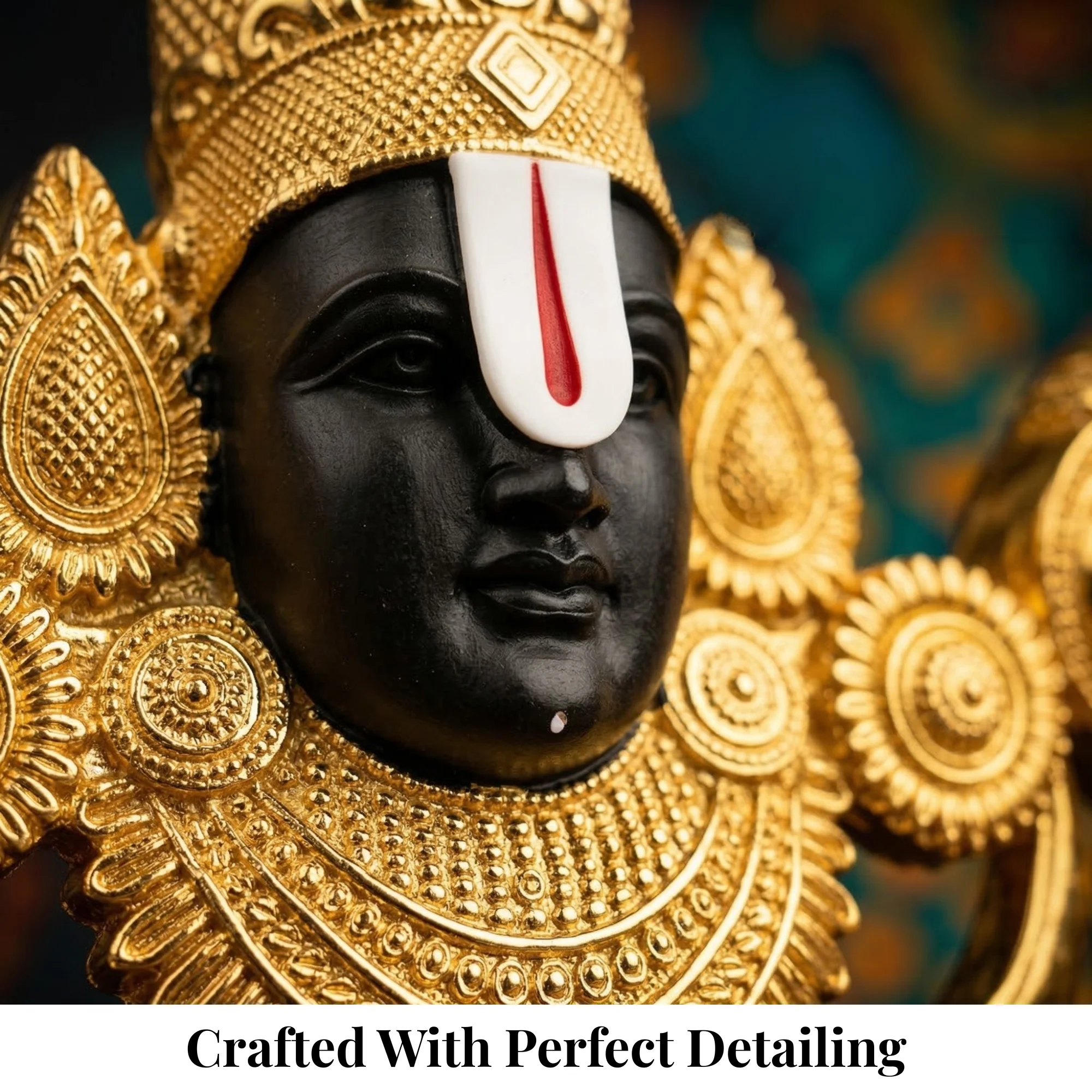 Tirupati Balaji Gold-Plated Idol - Image 6