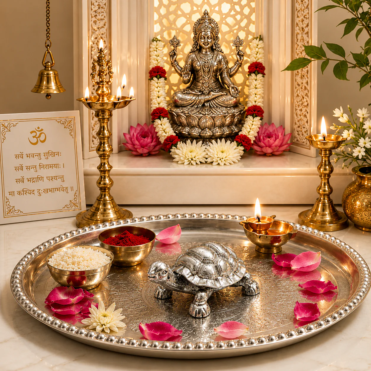 Vastu Tortoise Silver-Plated Idol - Image 7